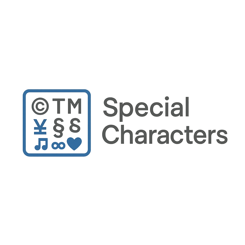 Special Characters Tool